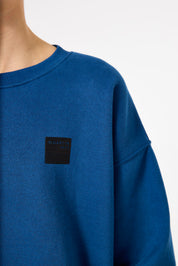 Sweatshirt mit Logoprint - 5475 - Blau