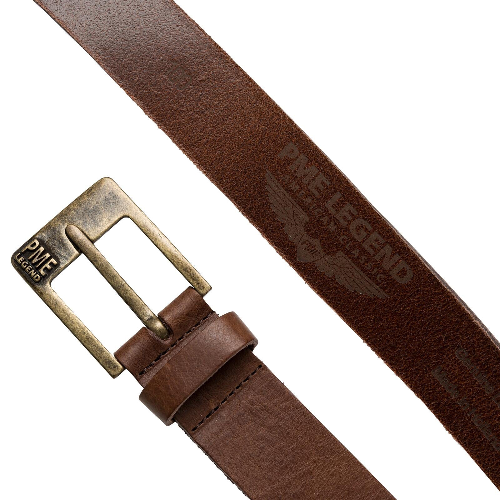 Gürtel aus Leder - 771-D.Brown - Braun