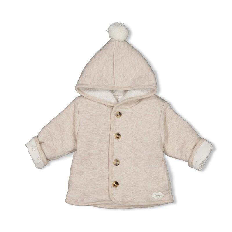 Leichte Jacke aus Bio-Baumwollmix - 730-Taupe Melange - Beige