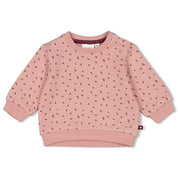 floral gemustertes Sweatshirt - 150-Rosa - Rosa