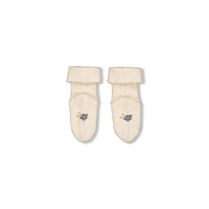 Socken aus Baumwolle - 610-Natur Melange - Creme