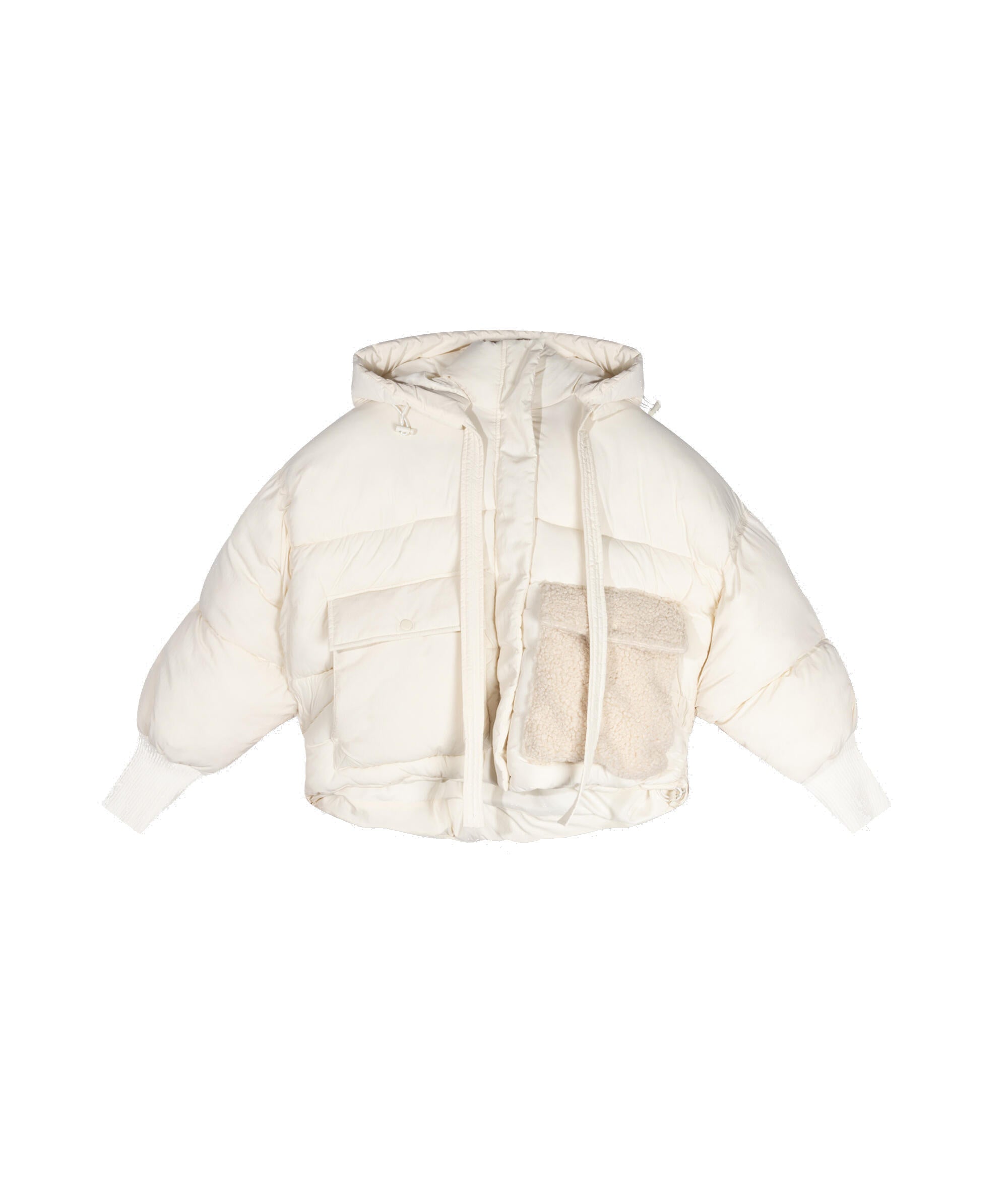 Kurze Pufferjacke - 1287-light natural - Creme