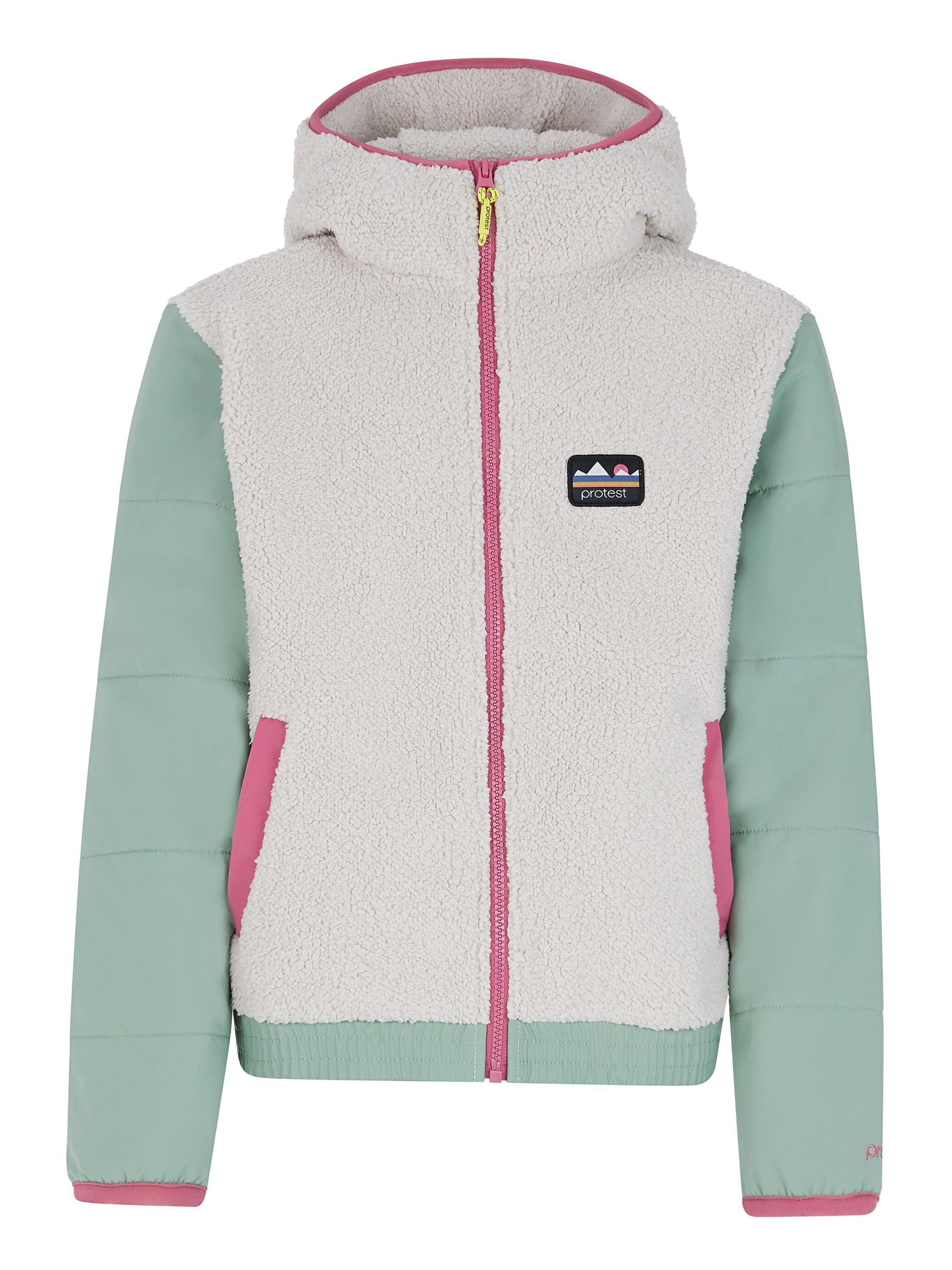 Ski-Sweatshirtjacke - 106-Kitoffwhite - Creme