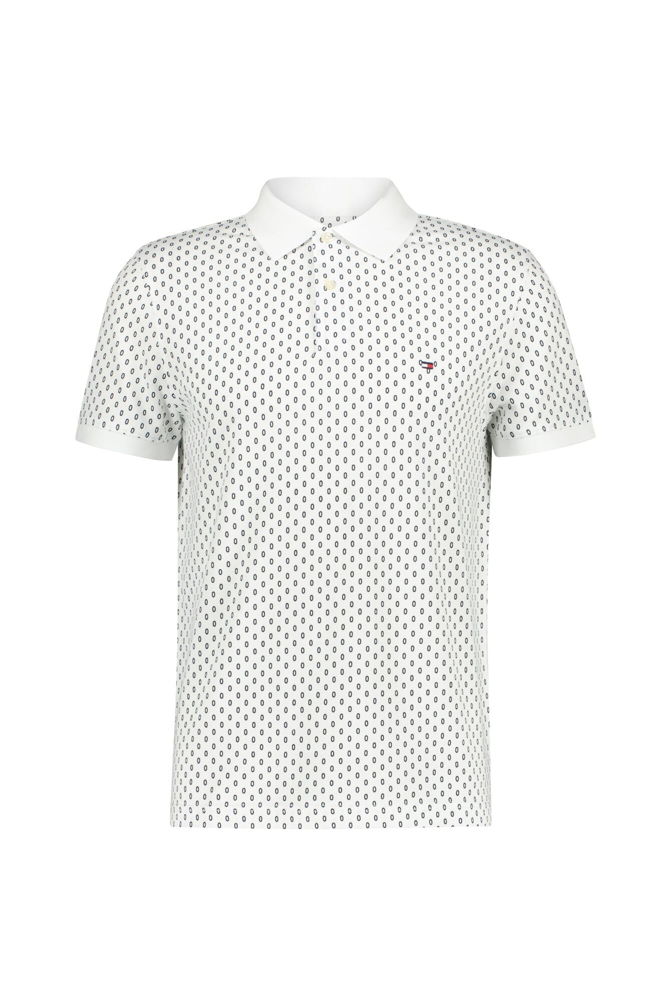 Poloshirt aus Baumwolle - YBS-WHITE - Weiß | Schwarz