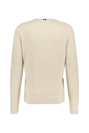 Pullover aus strukturiertem Strick - HCX-BROWN - Beige