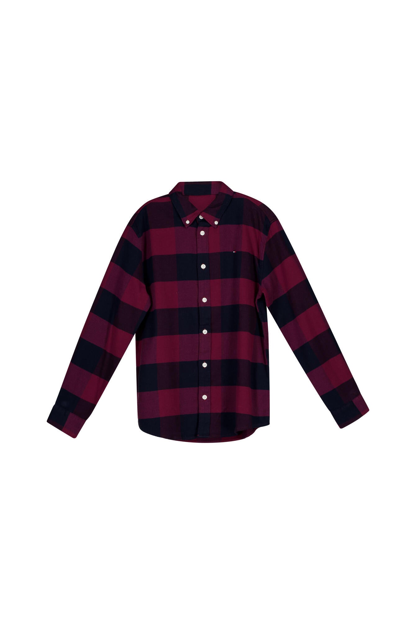 Kariertes Overshirt - 0QK-RED - Rot