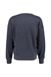 Sweatshirt aus Baumwolle - BAN-BLACK - Grau