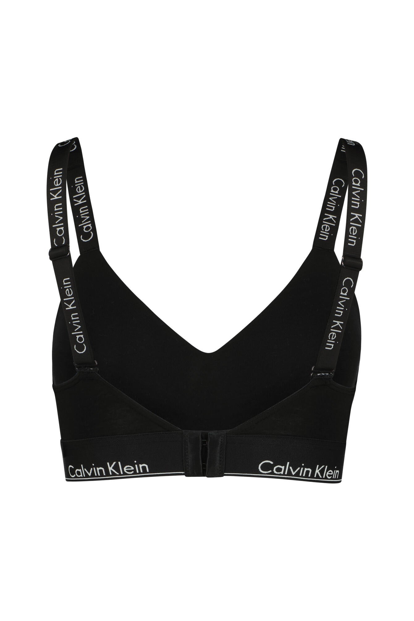 Bralette-BH mit Logo - 6WA-BLACK - Schwarz