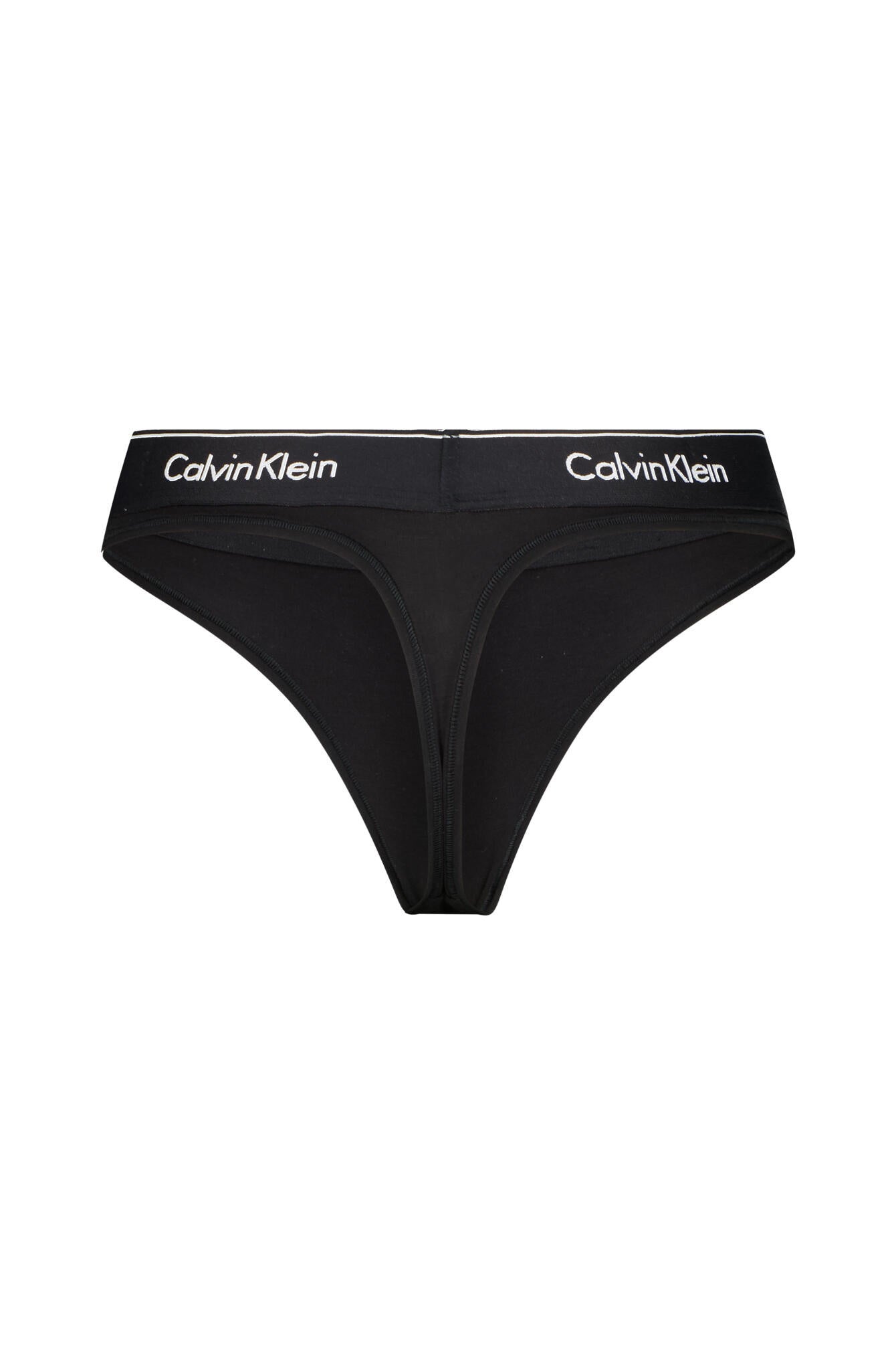 Thong mit Logo - 6WA-BLACK - Schwarz