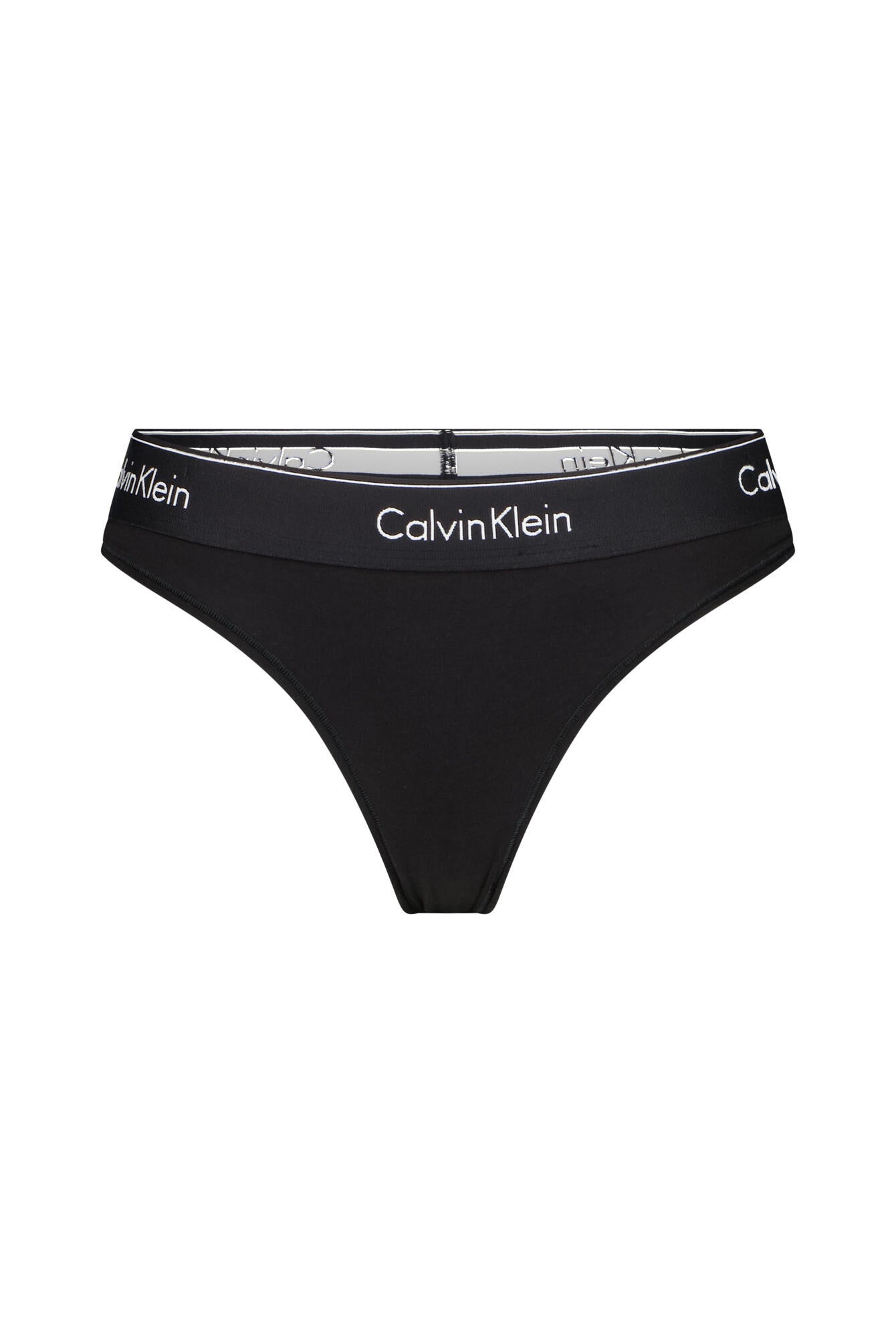 Thong mit Logo - 6WA-BLACK - Schwarz