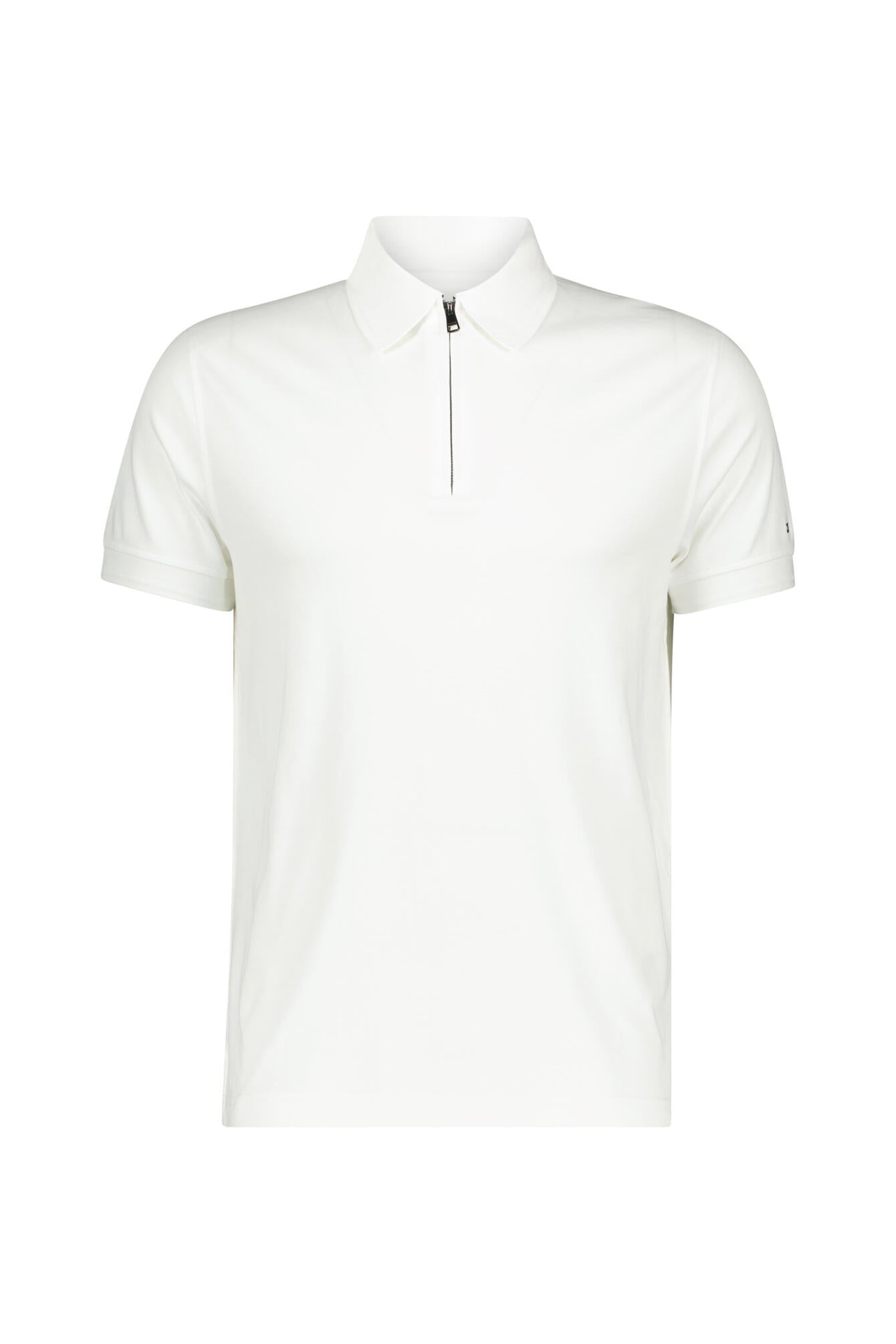 Poloshirt mit Half-Zip - YBR-WHITE - Weiß