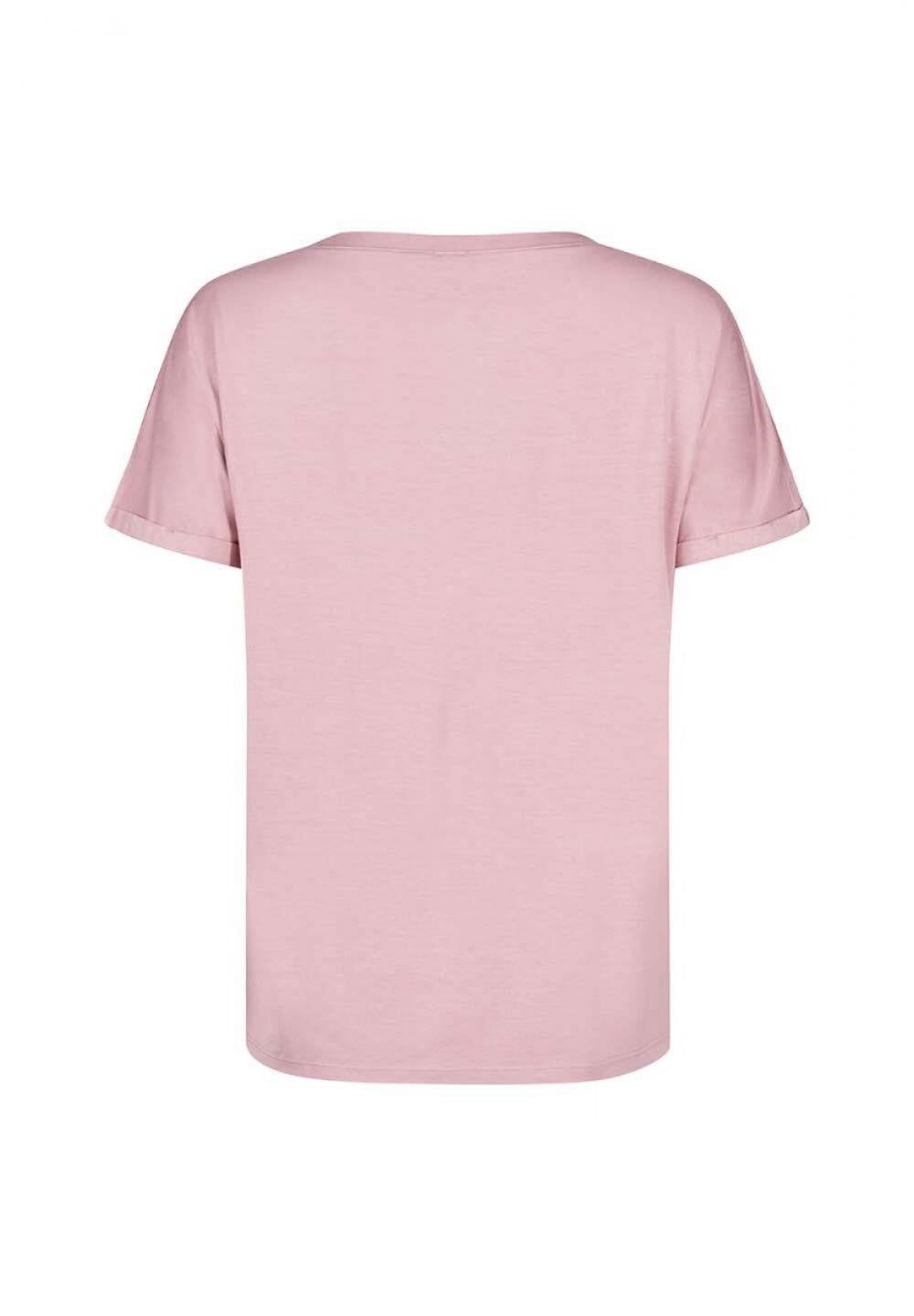 Schlaf-T-Shirt aus Viskose - S675-rose smoke - Rosa