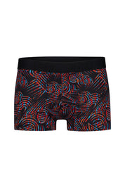 Boxershorts Tanzania - P004-black print - Mehrfarbig